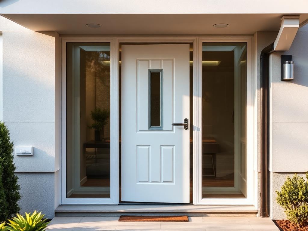 Puertas abatibles de PVC